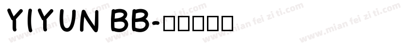 YIYUN BB字体转换